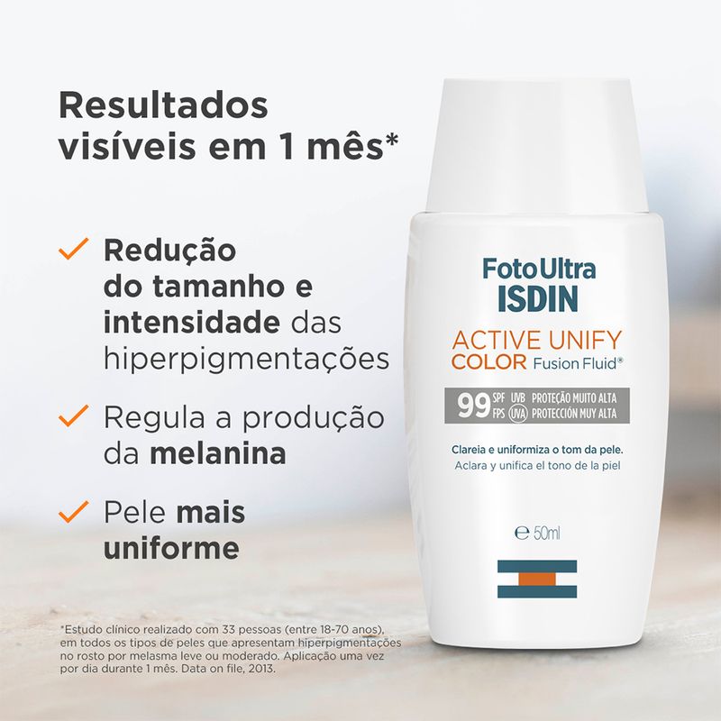 Protetor-Facial-Isdin-Foto-Ultra-Active-Unify-Fusion-Fluid-Color-FPS-99-50-ml-Resultado