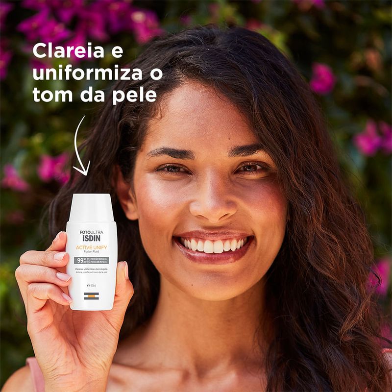 Clareador-Facial-Isdin-Foto-Ultra-Active-Unify-FPS-99-50-ml-Modelo