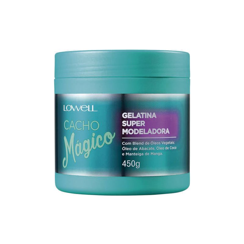 Kit-Lowell-Cacho-Magico-Shampoo-500-ml-Mascara-450-g-Gelatina-450-g-Fluido-200-ml-Oleo-60-ml-Gelatina