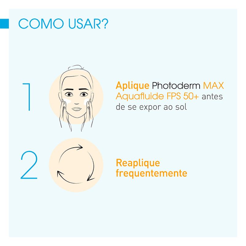 Protetor-Solar-Facial-Natural-Bioderma-Photoderm-Aquafluide-FPS-50--40-ml-USO