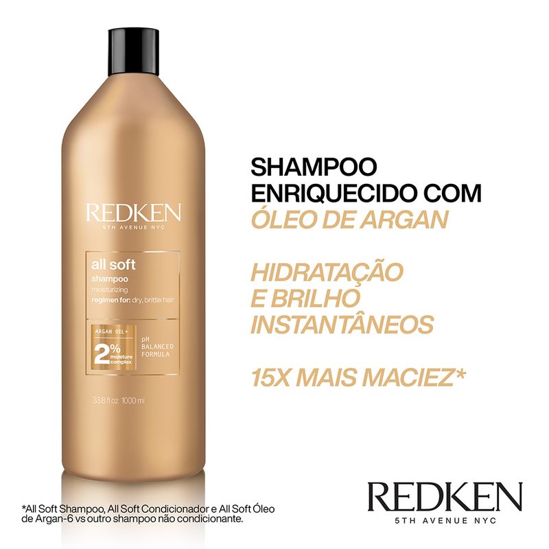 Shampoo-Redken-All-Soft-1000-ml-Beneficios