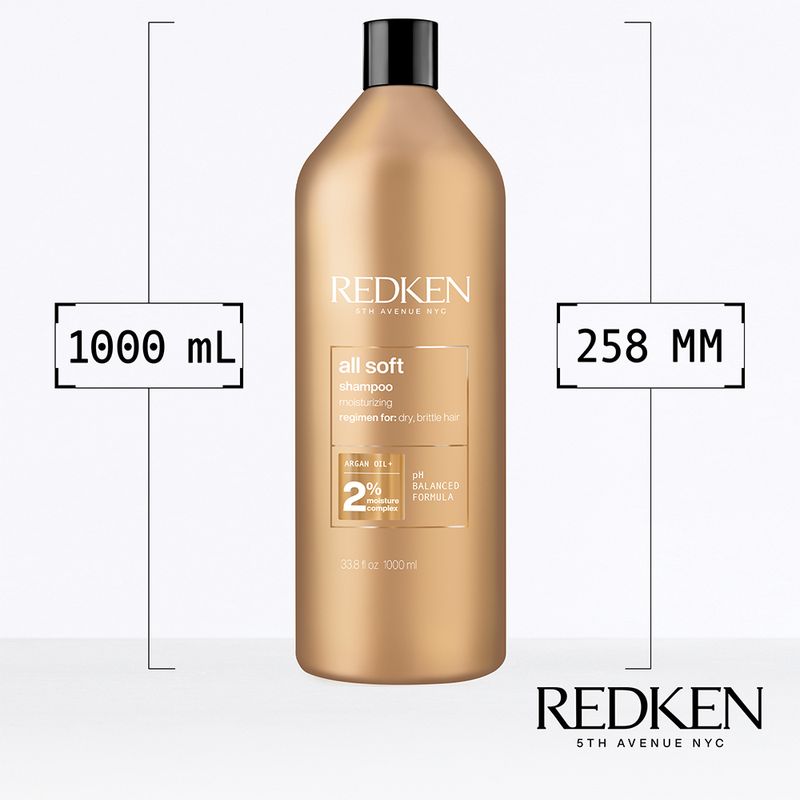 Shampoo-Redken-All-Soft-1000-ml-Produto