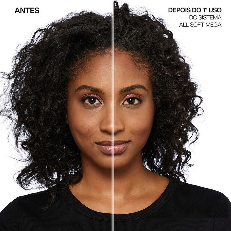 Shampoo-Redken-All-Soft-Mega-1000-ml-Antes-e-Depois