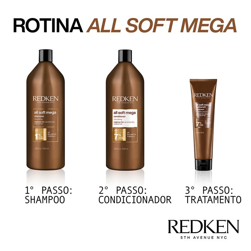 Condicionador-Redken-All-Soft-Mega-1000-ml-Rotina