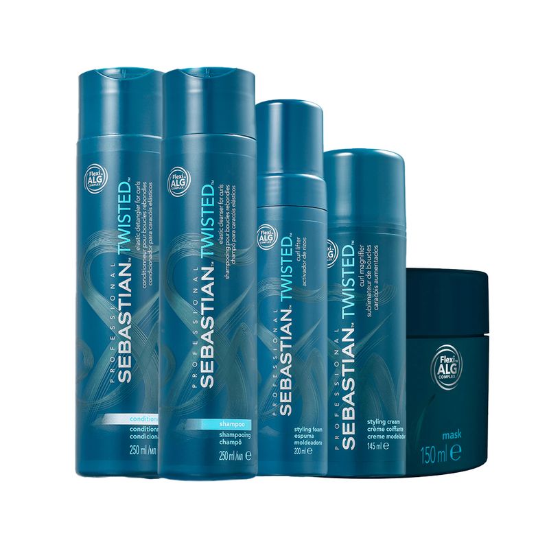 Kit-Sebastian-Professional-Twisted-Shampoo-250-ml-Condicionador-250-ml-Mascara-150-ml-Mousse-200-ml-Creme-de-Pentear-145-ml-Vitrine
