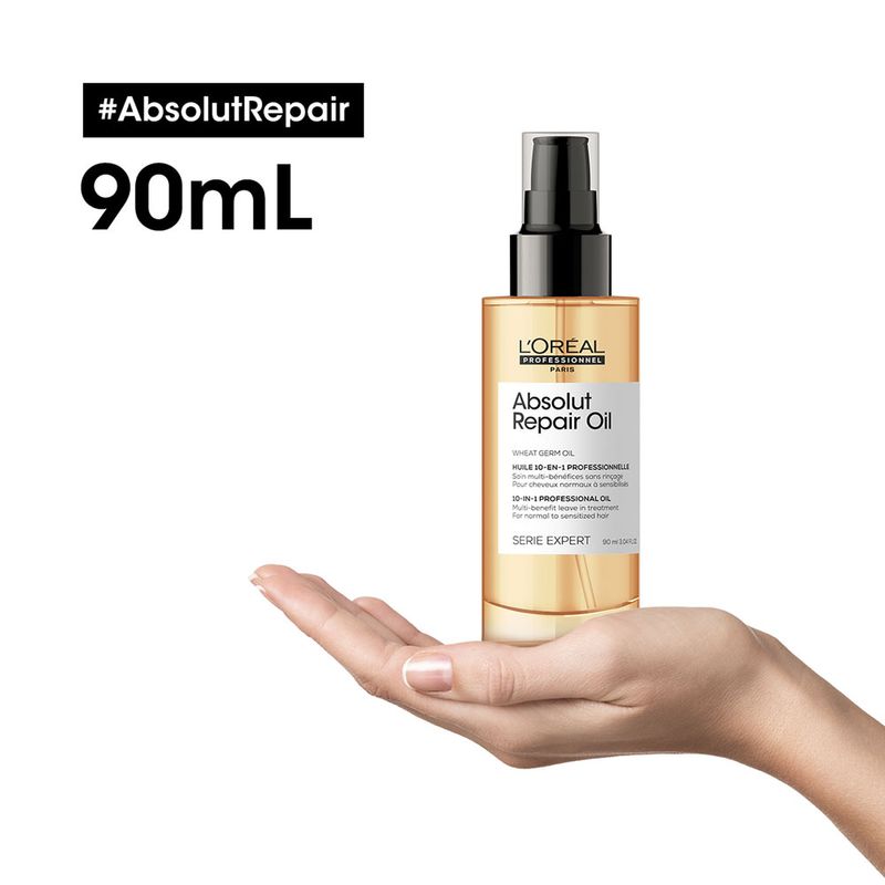Oleo-Capilar-L-Oreal-Professionnel-Serie-Expert-Absolut-Repair-Gold-Quinoa-Protein-10-in-1-90-ml-Produto