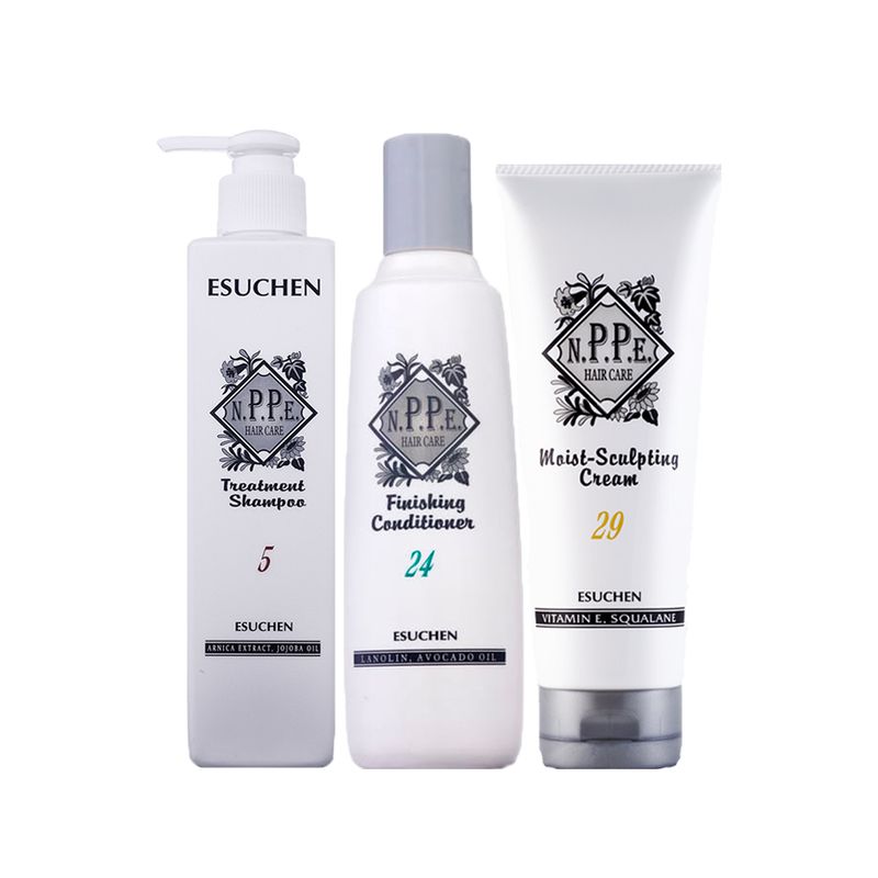 Kit-N.P.P.E-Herbal-Therapy-Esuchen---Shampoo-Treatment-250-ml---Condicionador-250-ml---Leave-in-250-ml-Vitrine