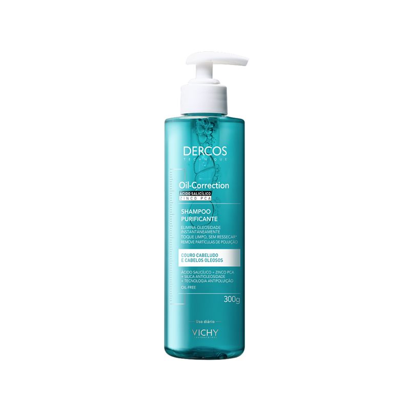 Shampoo-Vichy-Dercos-Oil-Correction-300-g-Vitrine