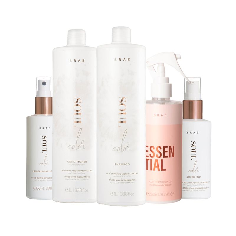Kit-Brae-Soul-Color-–-Shampoo-1000-ml---Condicionador-1000-ml---Leave-in-100-ml---Oleo-Capilar-60-ml---Fluido-260-ml-Vitrine