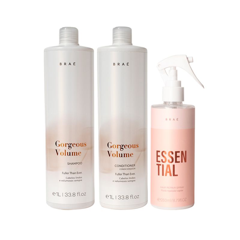 Kit-Brae-Gorgeous-Volume-–-Shampoo-1000-ml---Condicionador-1000-ml---Fluido-260-ml-Vitrine