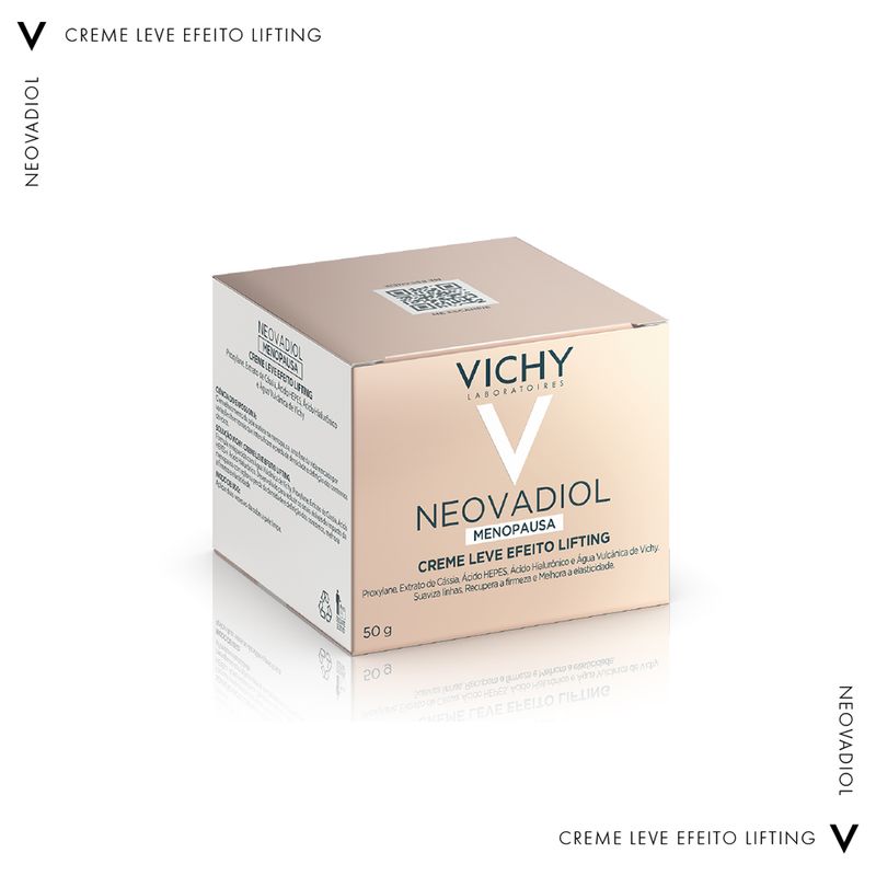 Creme-Antirrugas-Facial-Proxylane-Efeito-Lifting-Vichy-Neovadiol-Menopausa-50-g-Caixa