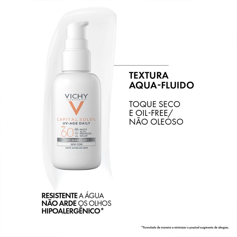Protetor-Solar-Antimanchas-FPS-60-Vichy-UV-Age-Daily-40-g-Textura