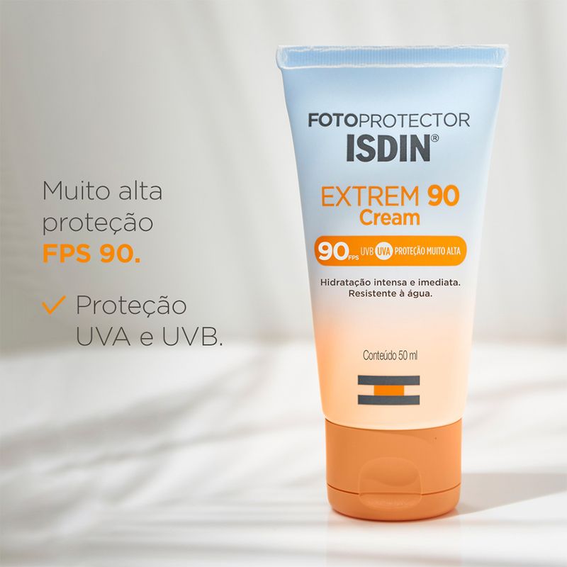 Protetor-Solar-Facial-Natural-Isdin-FotoProtector-Extreme-Cream-FPS-90-50-ml-Banner-