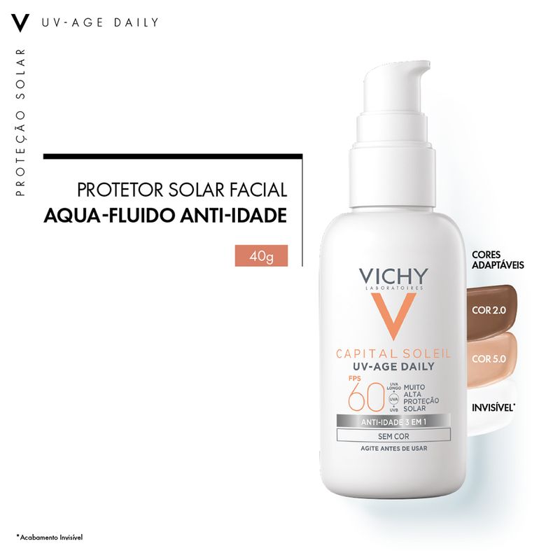 Protetor-Solar-Anti-Idade-FPS-60-Vichy-Capital-Soleil-Cor-02-Clara-40-g-Cores