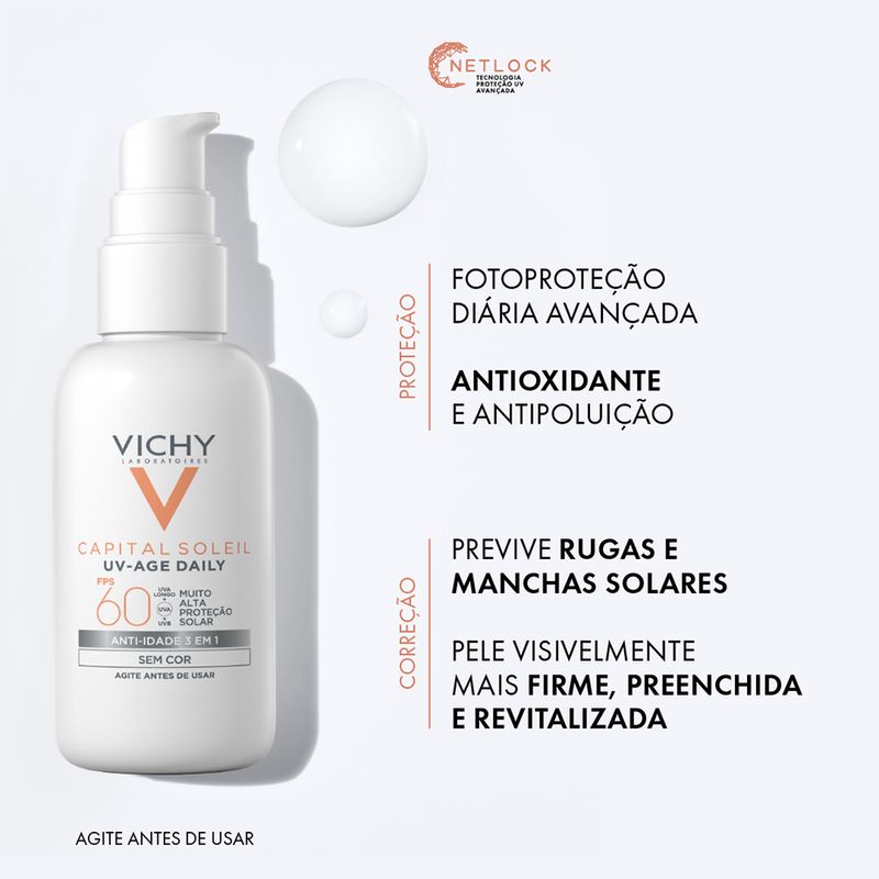 Protetor-Solar-Anti-Idade-FPS-60-Vichy-Capital-Soleil-Cor-05-Media-40-g-Resultados