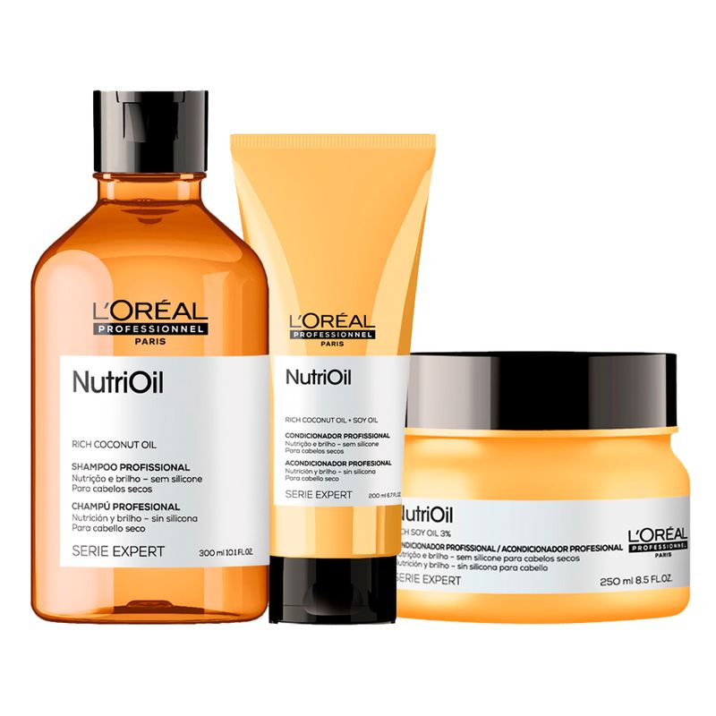 Kit-L-Oreal-Professionnel-Serie-Expert-NutriOil---Shampoo-300-ml---Condicionador-200-ml---Mascara-Nutritiva-250-ml-Vitrine
