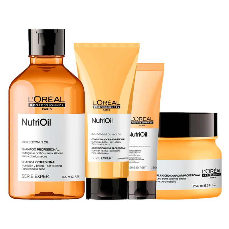 Kit-L-Oreal-Professionnel-Serie-Expert-NutriOil---Shampoo-300-ml---Condicionador-200-ml---Mascara-Nutritiva-250-ml---Leave-in-150-ml-Vitrine