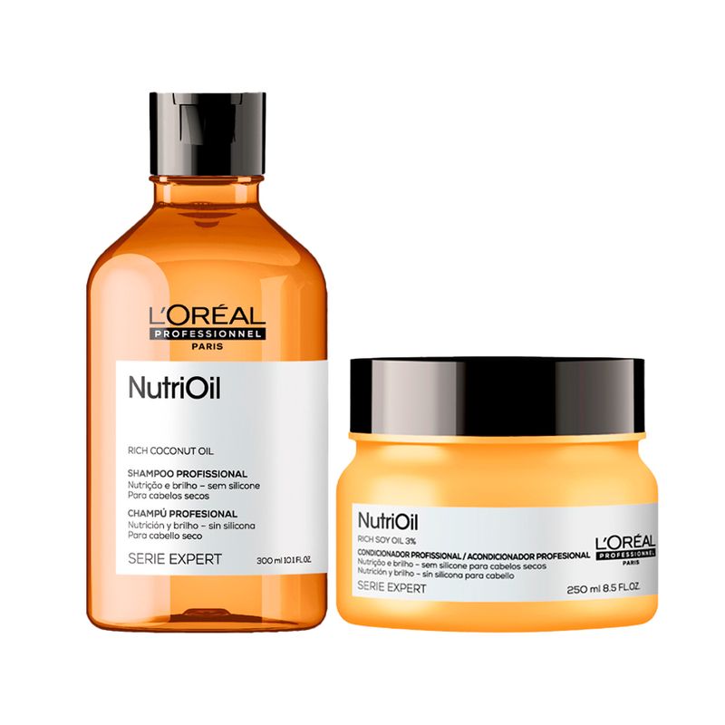 Kit-L-Oreal-Professionnel-Serie-Expert-NutriOil---Shampoo-300-ml---Mascara-Nutritiva-250-ml-Vitrine