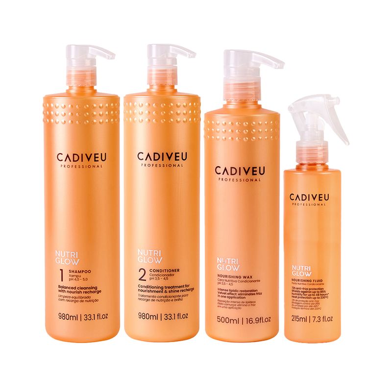 Kit-Laminacao-Capilar-Nutricao-Profissional-Cadiveu-Nutri-Glow---4-Produtos.-Vitrine