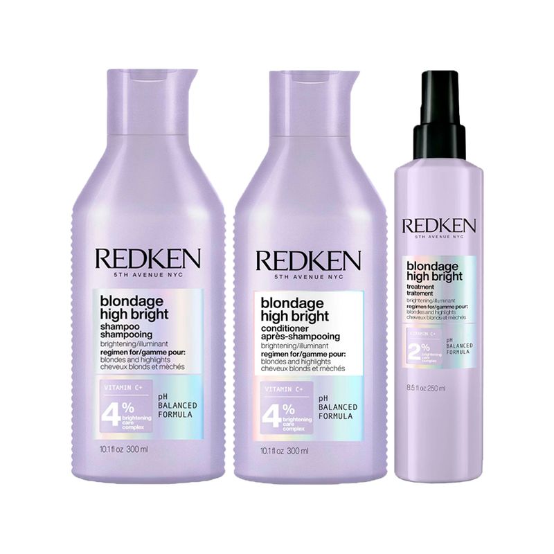Kit-Redken-Blondage-High-Bright---Pre-Shampoo-250-ml---Shampoo-300-ml---Condicionador-300-ml-Vitrine