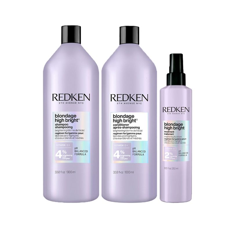 Kit-Redken-Blondage-High-Bright---Pre-Shampoo-250-ml---Shampoo-1000-ml---Condicionador-1000-ml-Vitrine