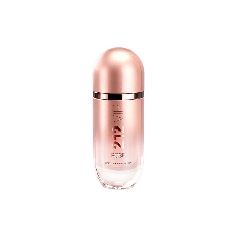 Kit-Perfume-Carolina-Herrera-212-Vip-Rose-Eau-de-Parfum-Feminino-80-ml---Hidratante-Corporal-100-ml---Miniatura-212-Vip-Rose-Frasco-Perfume