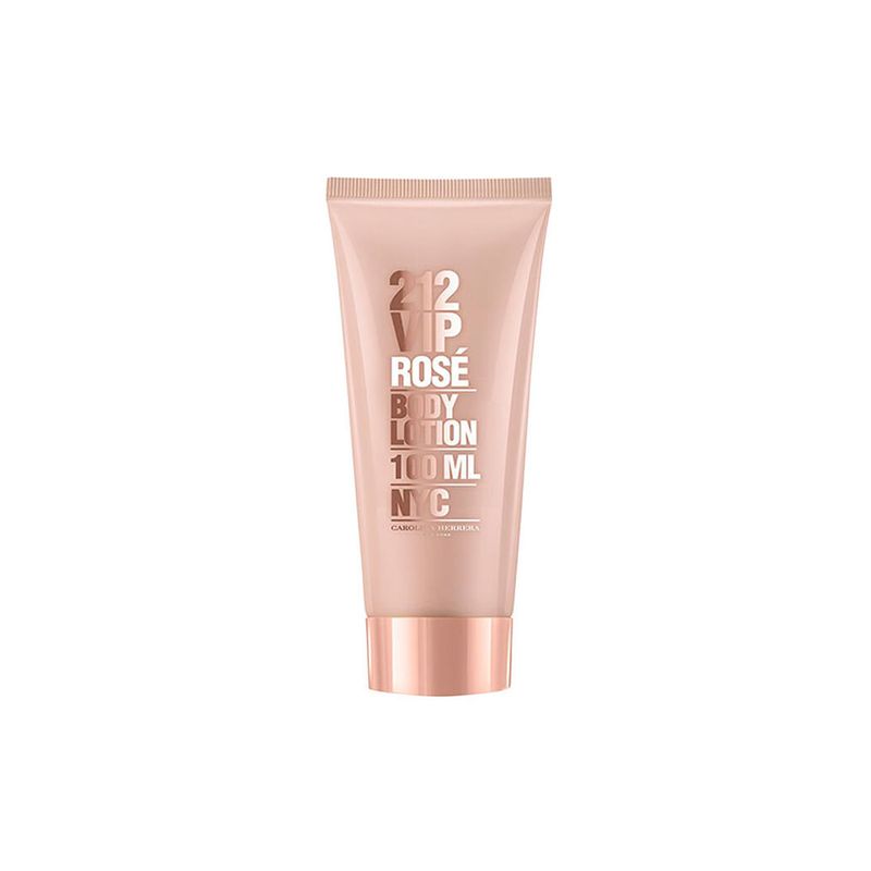 Kit-Perfume-Carolina-Herrera-212-Vip-Rose-Eau-de-Parfum-Feminino-80-ml---Hidratante-Corporal-100-ml-Frasco-Hidratante