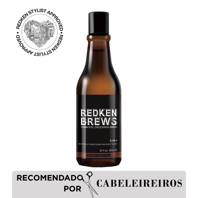Shampoo-Redken-Brews-3-In-1-300-ml-Selo