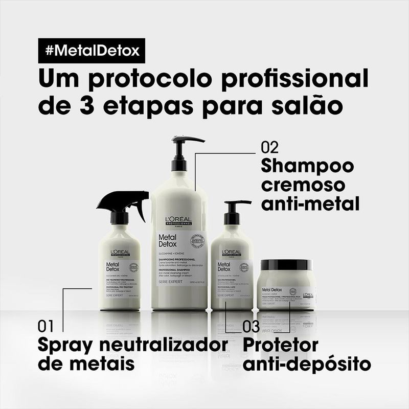 Pre-Tratamento-Neutralizador-L-oreal-Professionnel-Metal-Detox-500-ml-Rotina