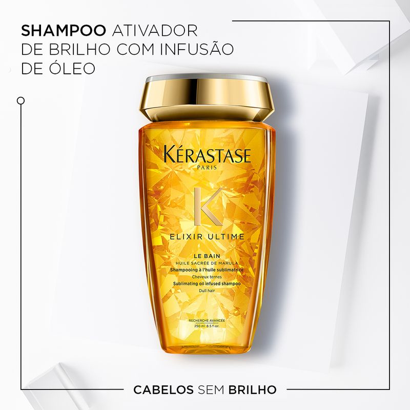 Shampoo-Kerastase-Elixir-Ultime-Bain-250-ml-Produto