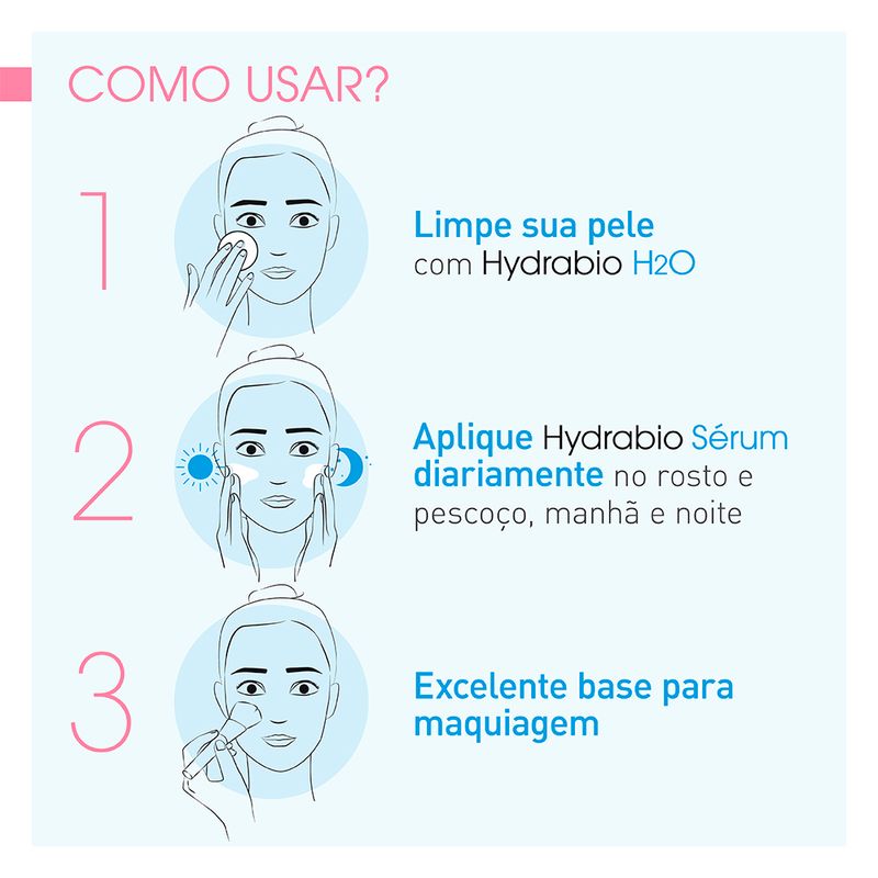 Serum-Facial-Hidratante-e-Fortalecedor-Bioderma-Hydrabio-Concentre-40-ml-Textura-USO