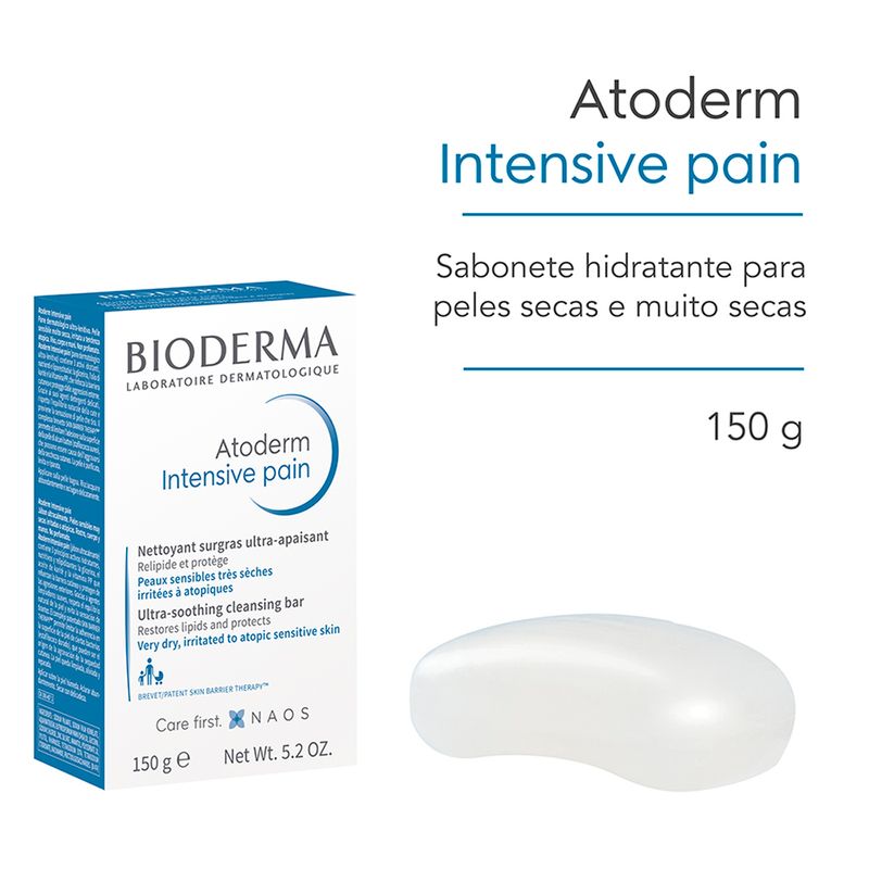 Sabonete-em-Barra-Hidratante-Bioderma-Atoderm-Intensive-Pain-150-g-Produto