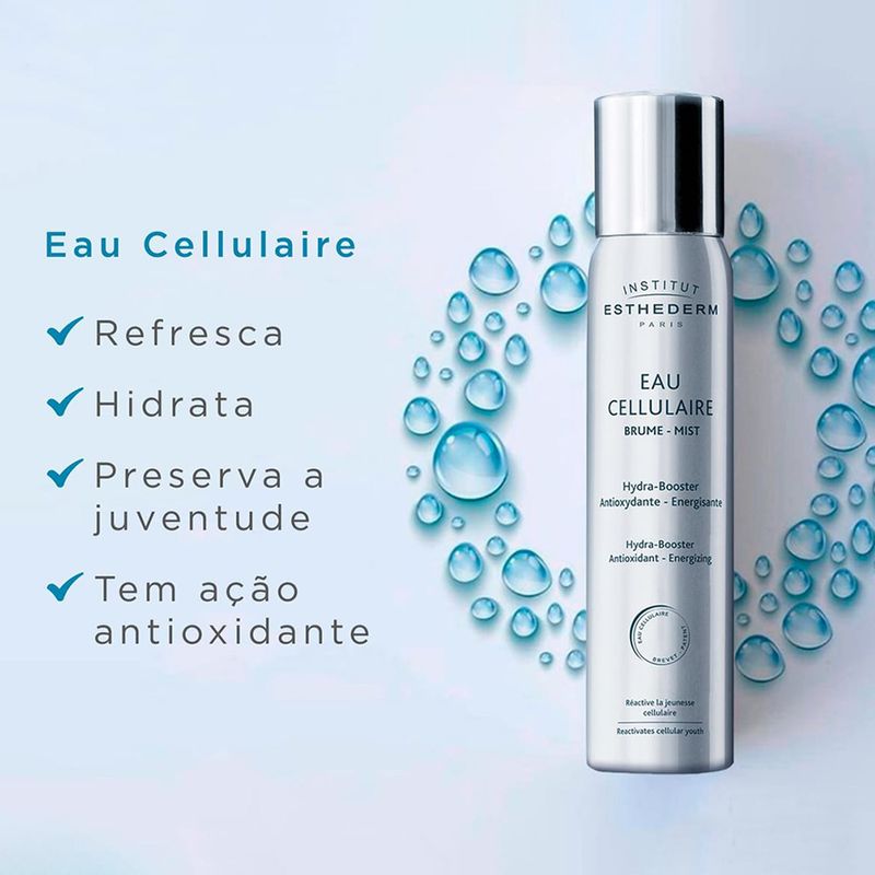 Bruma-de-Agua-Celular-Facial-Antioxidante-Esthederm-Eau-Cellulaire-100-ml-Resultado