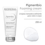 Creme-Esfoliante-e-Clareador-Corporal-Bioderma-Pigmentbio-Foaming-200-ml-Produto