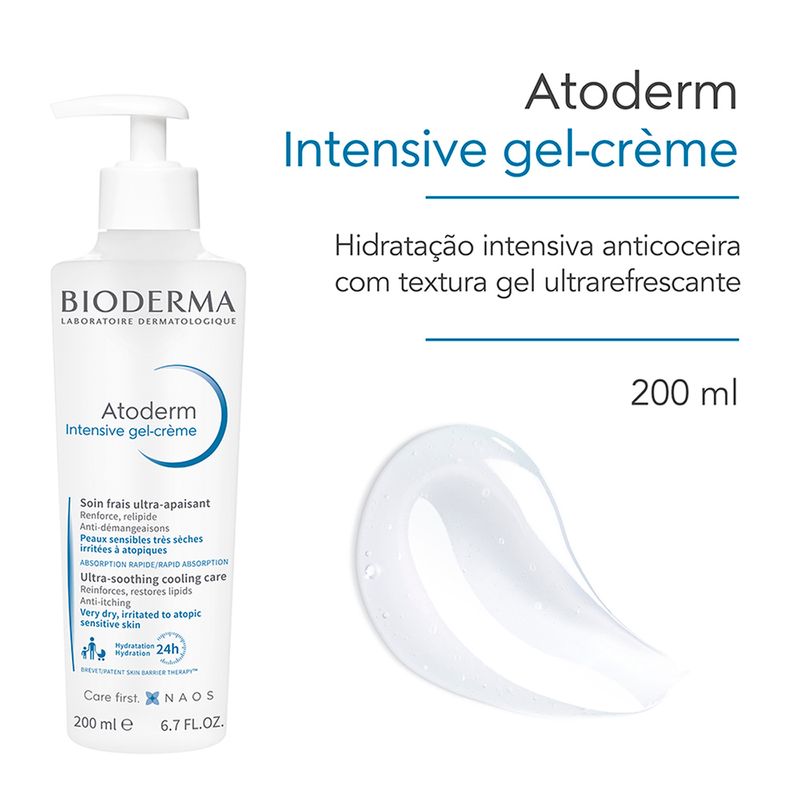 Gel-Creme-Corporal-Hidratante-Bioderma-Atoderm-Intensive-200-ml-Prateleira