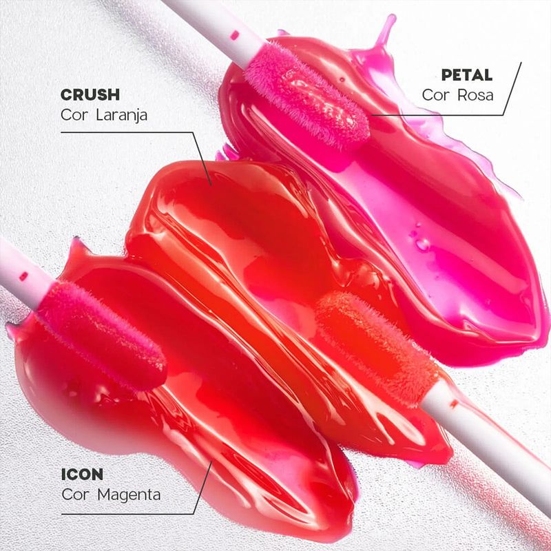 Gloss-Labial-Liquido-Oceane-Sabrina-Sato-Laranja-Flush-Tint-Crush-7g-Familia-Texturas