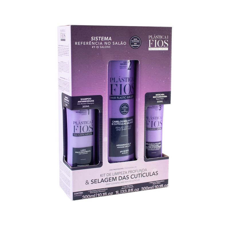 Kit-Cadiveu-Professional-Plastica-dos-Fios---Shampoo-300-ml---Mascara-300-ml---Ativo-Antifrizz-1000-ml-Vitrine