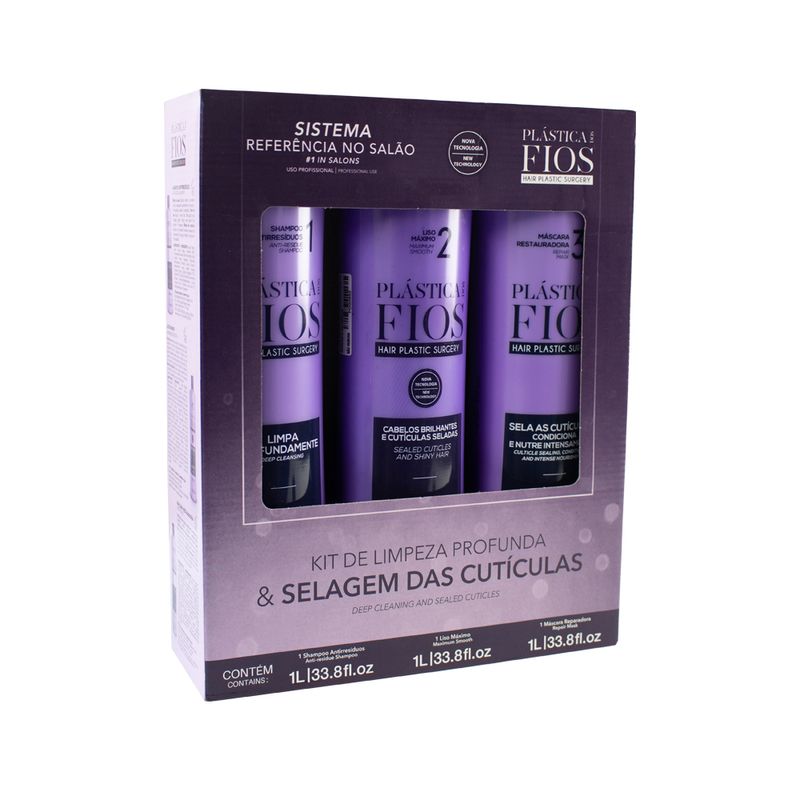 Kit-Cadiveu-Professional-Plastica-dos-Fios---Shampoo-1000-ml---Mascara-1000-ml---Ativo-Antifrizz-1000-ml-Vitrine