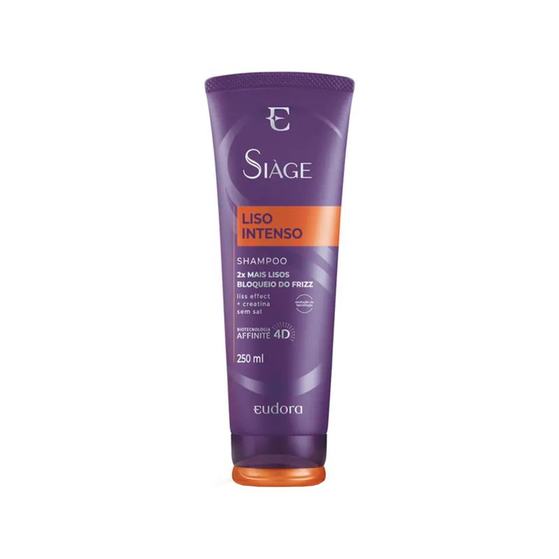 Shampoo-Eudora-Siage-Liso-Intenso-4D-250-ml-