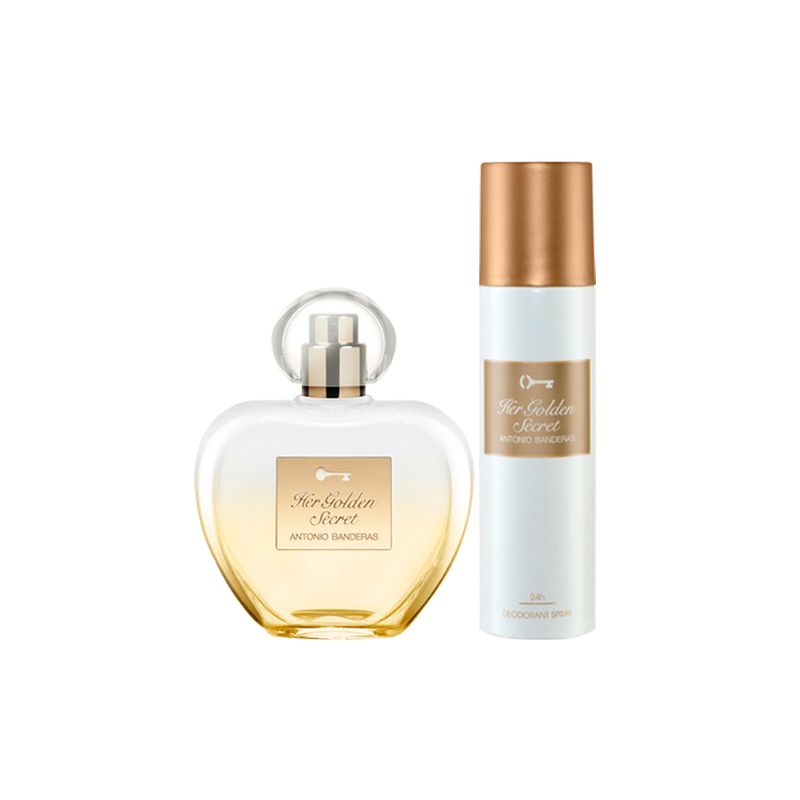 Kit-Perfume-Antonio-Banderas-Her-Golden-Secret-Feminino-Eau-de-Toilette-80-ml---Desodorante-150-ml