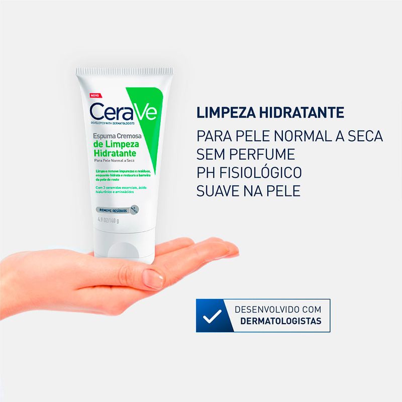 Espuma-Facial-de-Limpeza-CeraVe-Limpeza-Hidratante-60-g