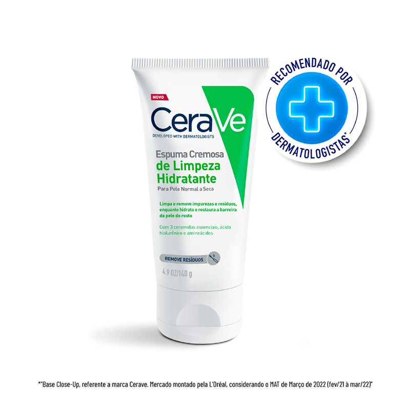 Espuma-Facial-de-Limpeza-CeraVe-Limpeza-Hidratante-140-g-