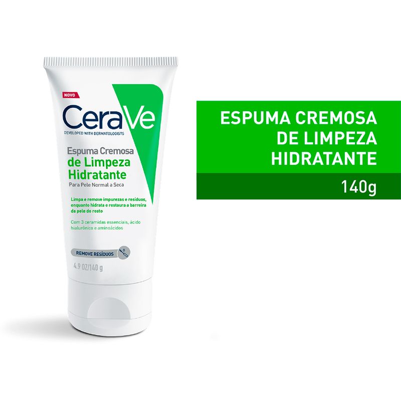 Espuma-Facial-de-Limpeza-CeraVe-Limpeza-Hidratante-140-g-