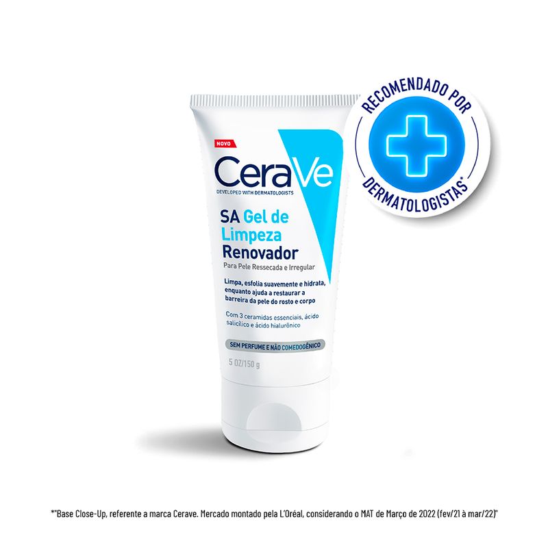 Gel-Facial-de-Limpeza-Renovador-CeraVe-SA-150-g