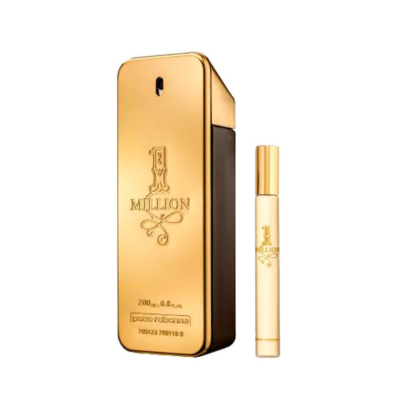 Kit-Perfume-Paco-Rabanne-1-Million-Masculino-Eau-de-Toilette-200-ml---Perfume-10-ml