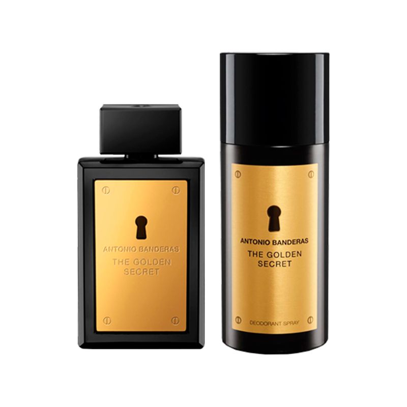 Kit-Perfume-Antonio-Banderas-Masculino-Golden-Secret-100-ml---Desodorante-150-ml