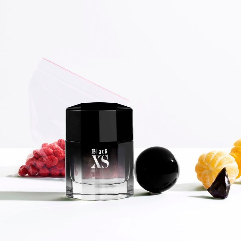 Kit-Perfume-Paco-Rabanne-Masculino-Black-XS-Eau-De-Toilette-100-ml---Gel-de-Banho-100-ml