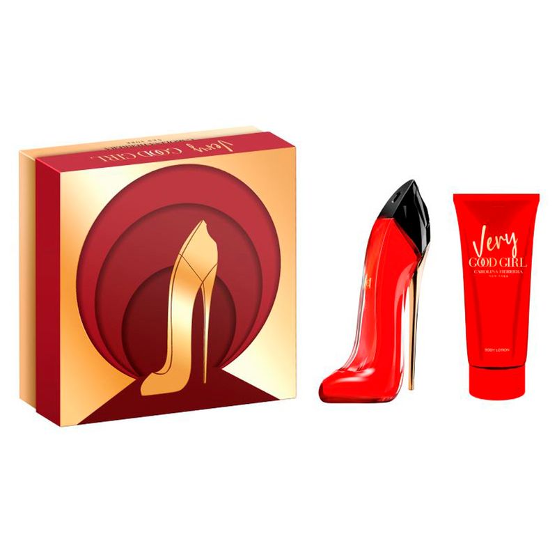Kit-Perfume-Carolina-Herrera-Feminino-Good-Girl-Very-Good-Girl-Eau-de-Parfum--80-ml---Hidratante-Corporal-100-ml