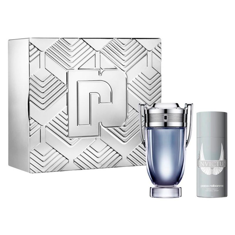 Kit-Perfume-Paco-Rabanne-Masculino-Invictus-Eau-de-Toilette-200ml---Desodorante-Corporal-150ml