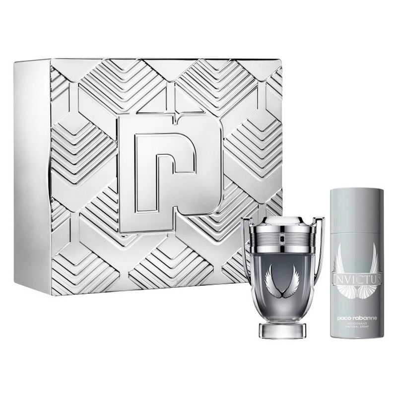 Kit-Perfume-Paco-Rabanne-Masculino-Invictus-Platinum-Eau-de-Parfum-100-ml---Desodorante-150-ml